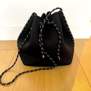 Decjuba Nylon Drawstring Crossbody Bag